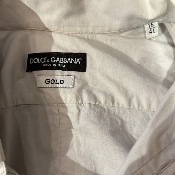 Dolce & Gabbana Men’s Dress Shirt Size 41 - Picture 3 of 3